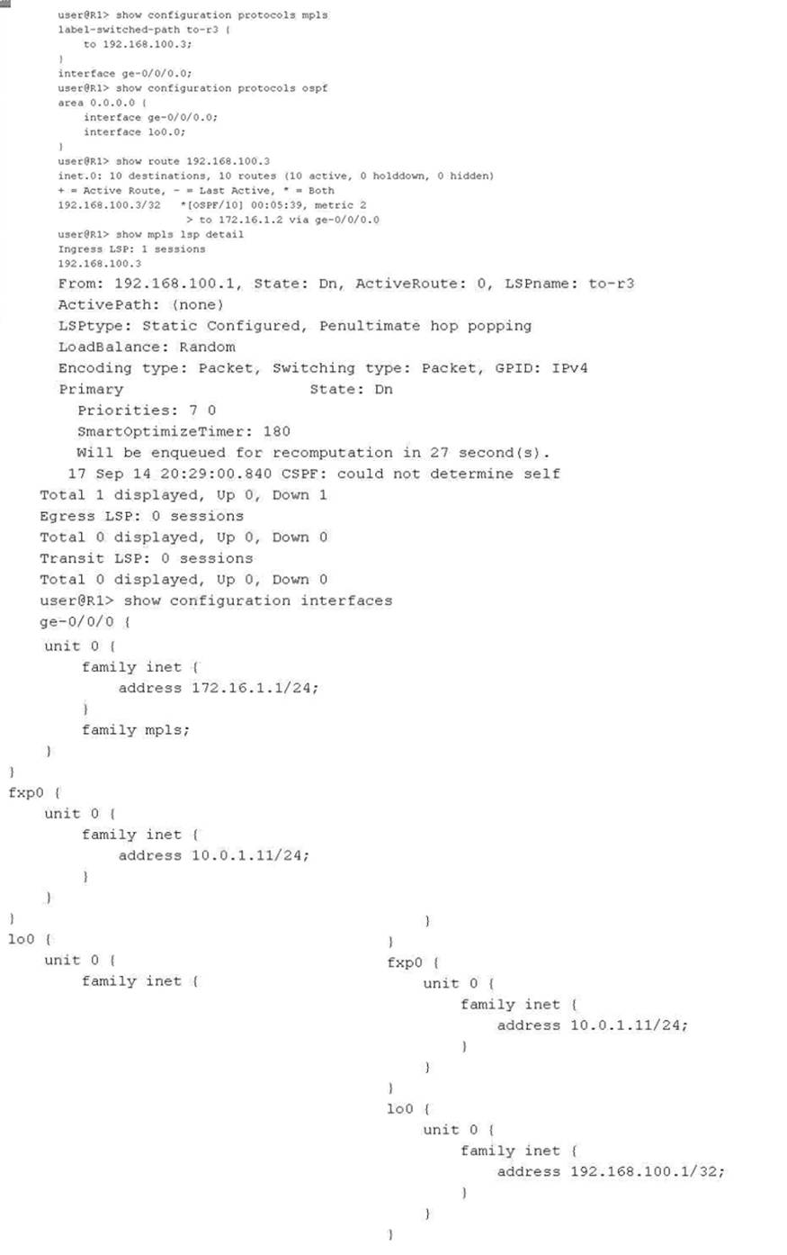 JN0-364 Service Provider Routing and Switching - Specialist Exam ...